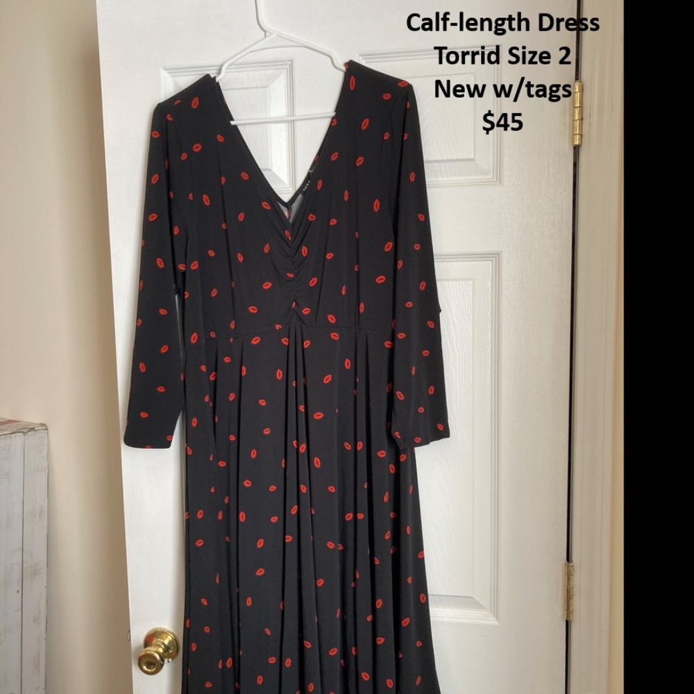 Torrid Size 2 Print Dress NWT